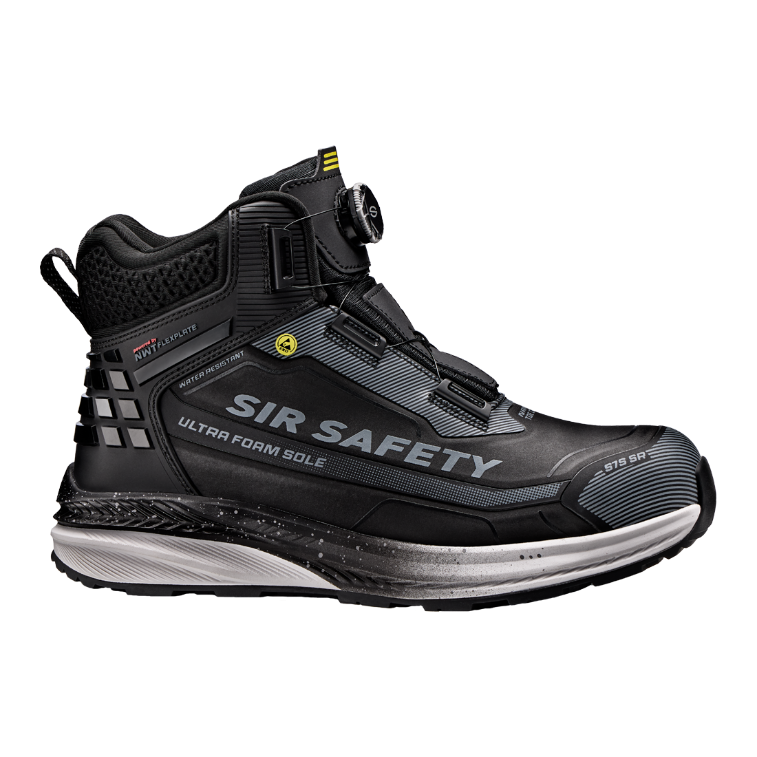 Υποδήματα Ασφαλείας High με Nano Fiberglass Toecap, NWT Midsole & Αντικραδασμική Σόλα – Αντιολισθητικά, Ελαφριά και Ανθεκτικά