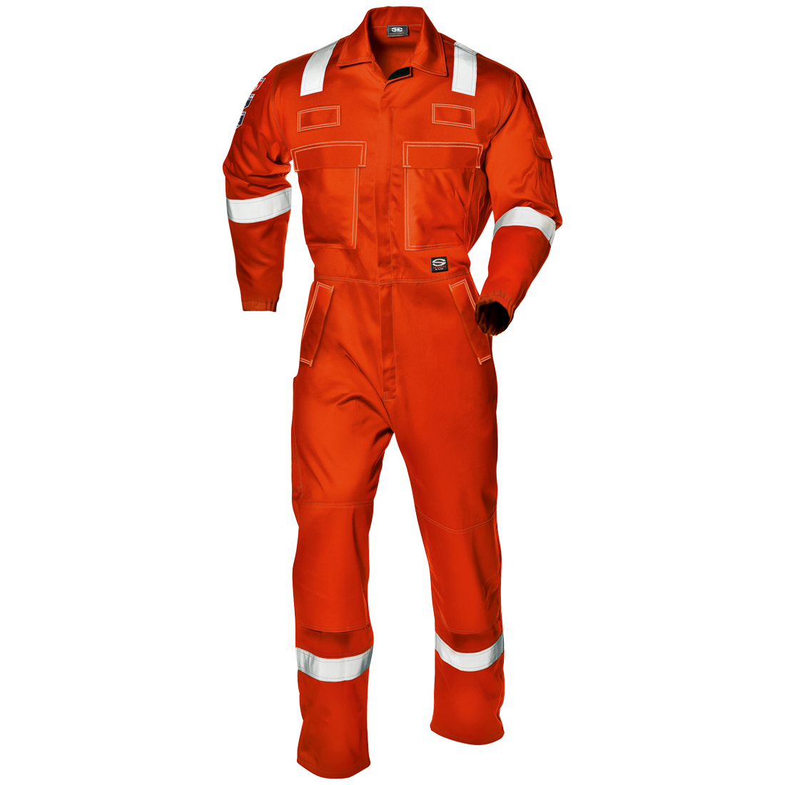 φόρμα εργασίας με ανακλαστικές ταινίες