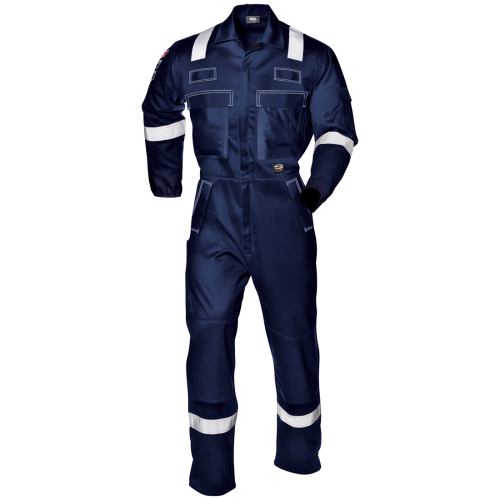 φόρμα εργασίας με τριπλές ραφές